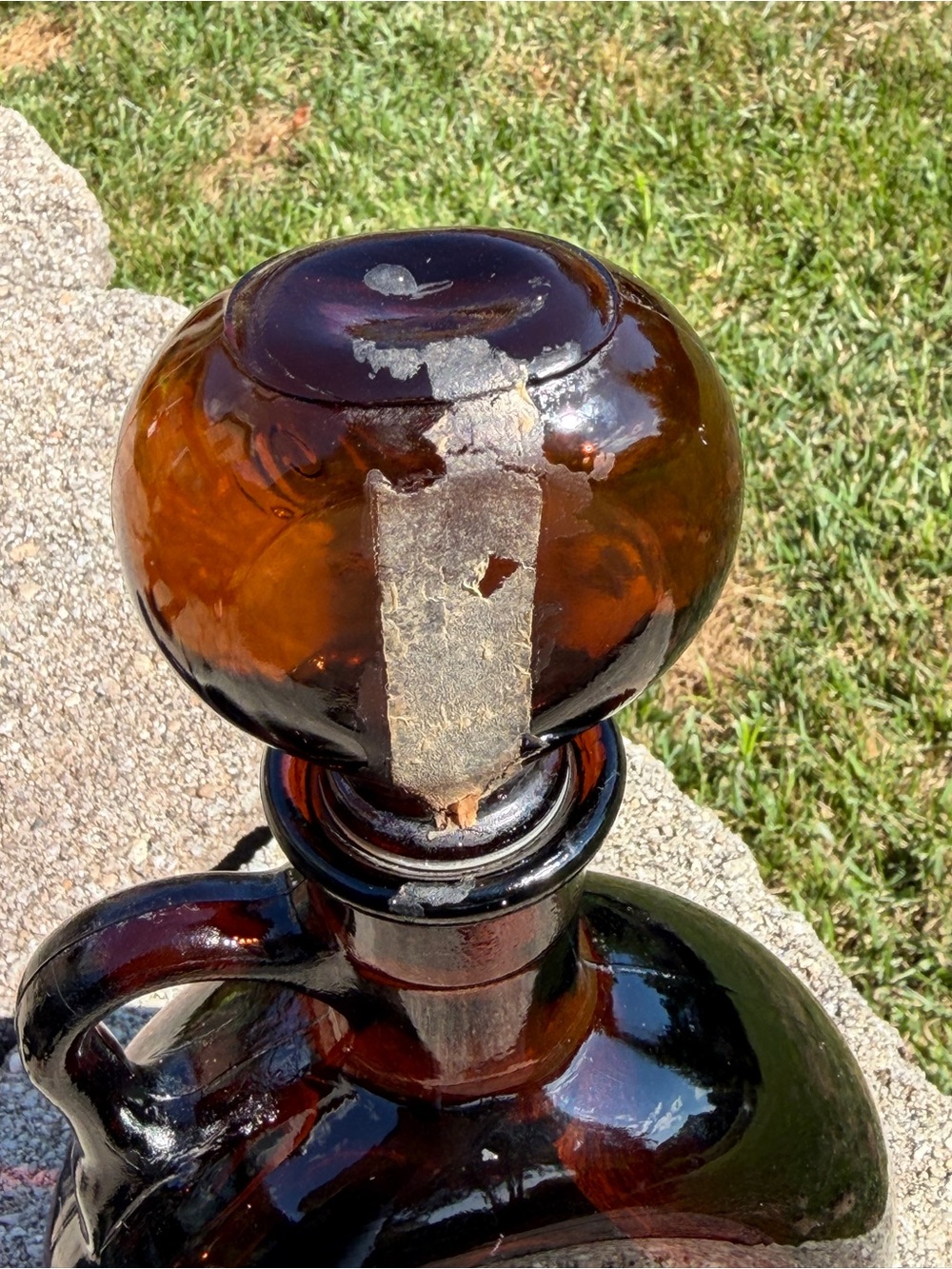 VINTAGE OLD FITZGERALD PRIME MAN O’ WAR BOURBON DECANTER. G23 - Picture 5 of 9